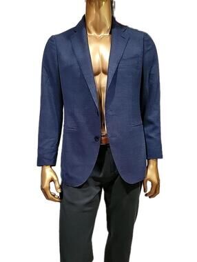 SUITSUPPLY La Spalla Wool Blend Blazer Jacket Size EU:50; US:40R  Blue #W